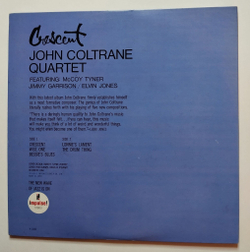 Винтажная виниловая пластинка LP John Coltrane Quartet Crescent (Japan 1976) (Obi)