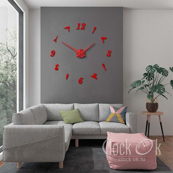 Настенные 3D часы Парикмахер