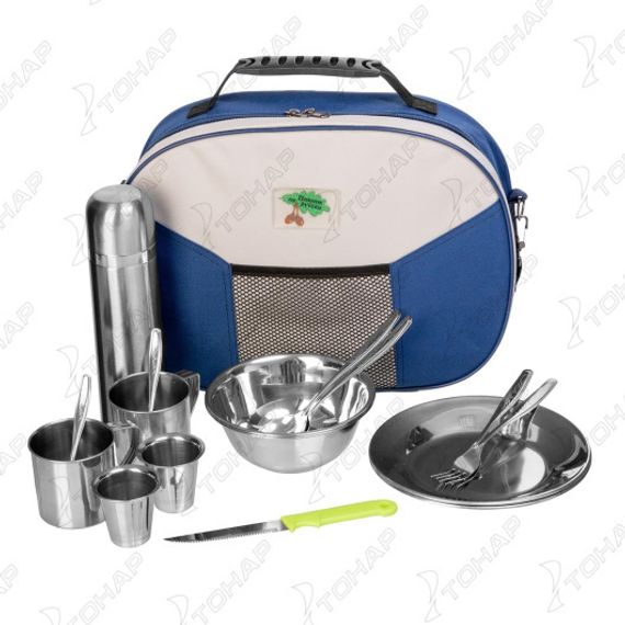 Кейс 555 на 2 персоны, с термосом (К2Т) 11-5-002