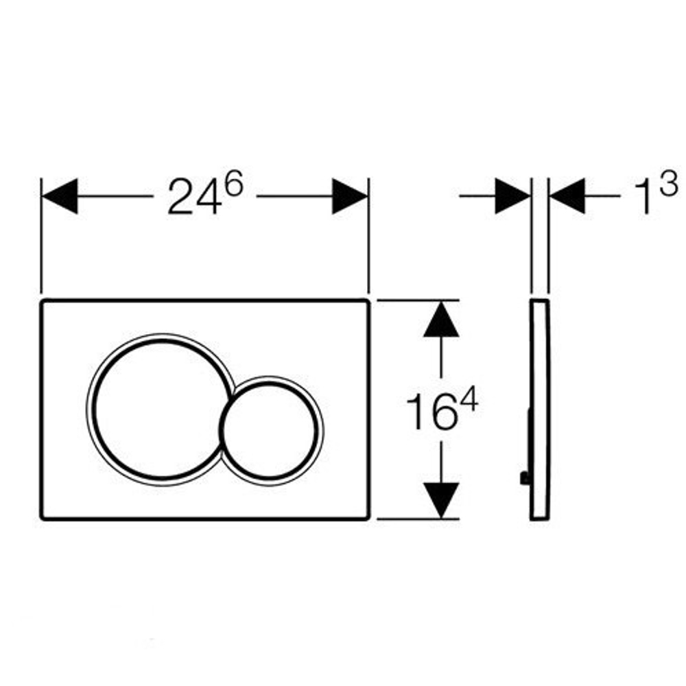 Комплект инсталляции c унитазом Geberit Smyle 500.300.21.S с сиденье микролифтом