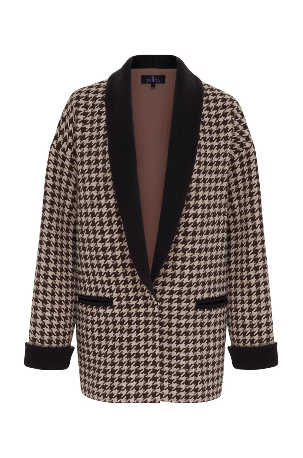 Coat "Allure pied-de-poule"