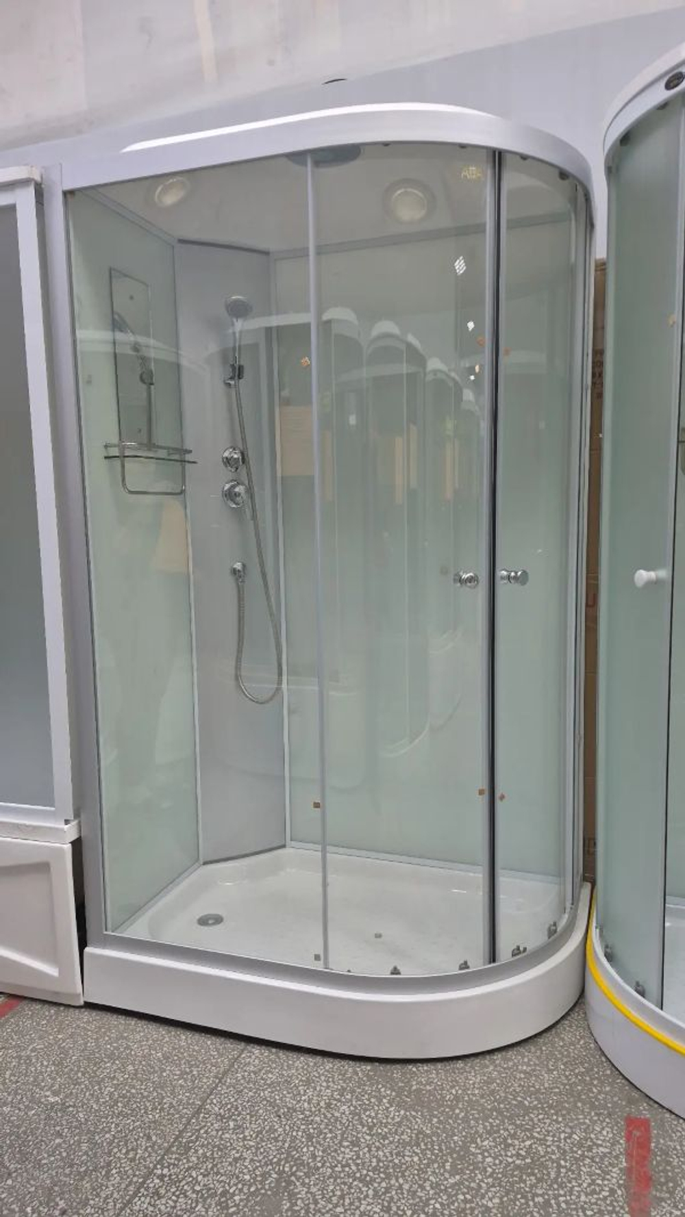 Душевая кабина AquAvipi 120х80х217 L н/п белая