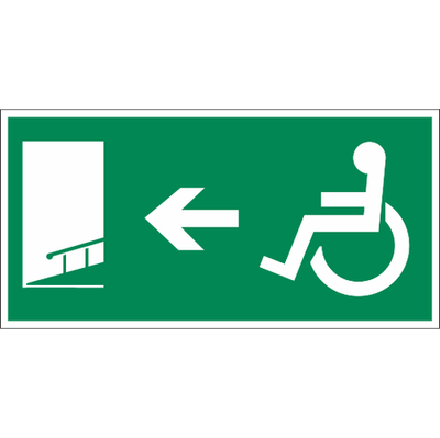 Знаки эвакуации и безопасности маломобильных групп в электронном виде