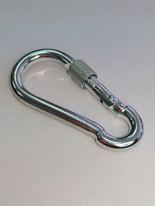 8 ОЦ.Карабин с фиксатором DIN5299D (2 шт)