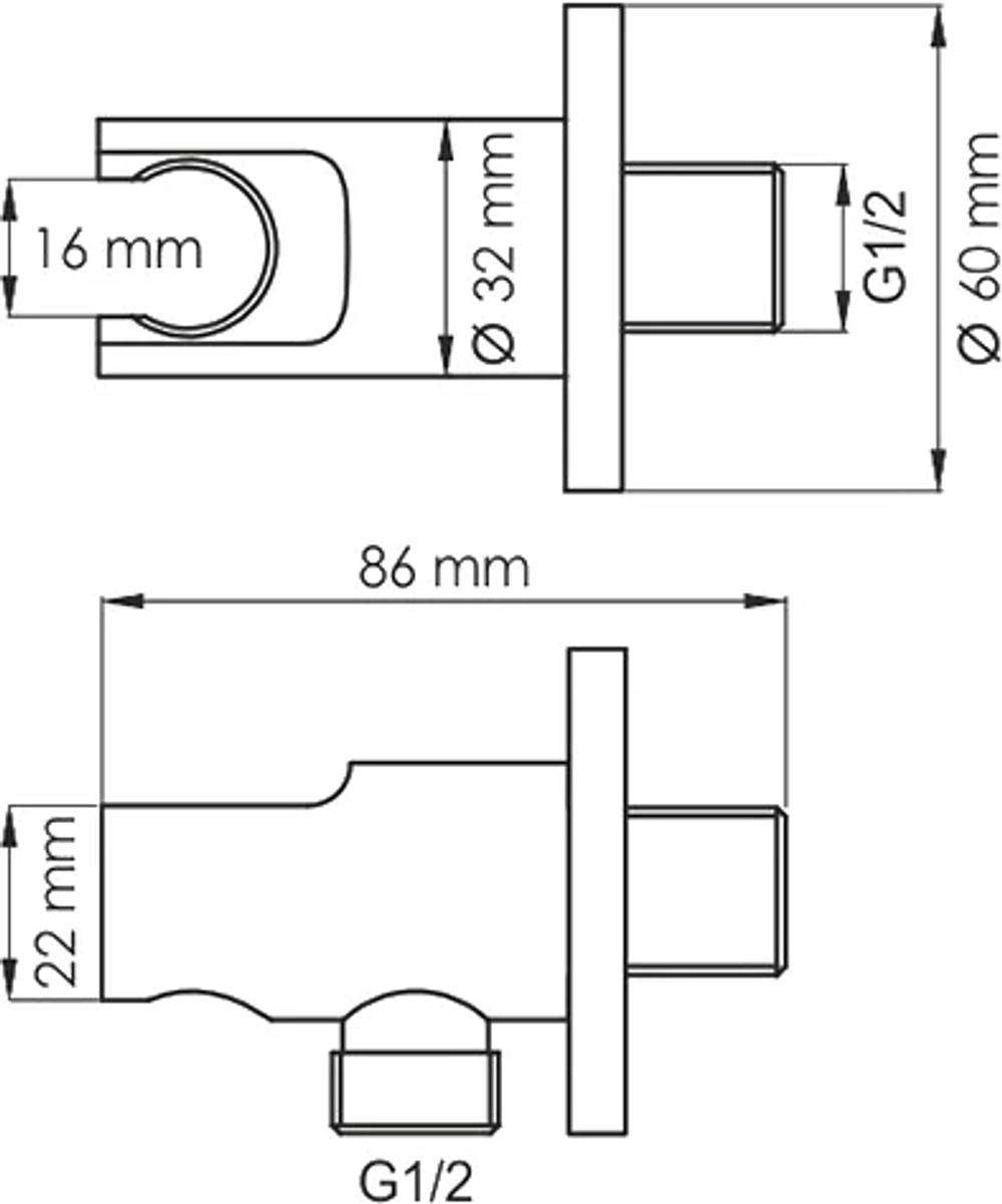 Подключение шланга Wasserkraft