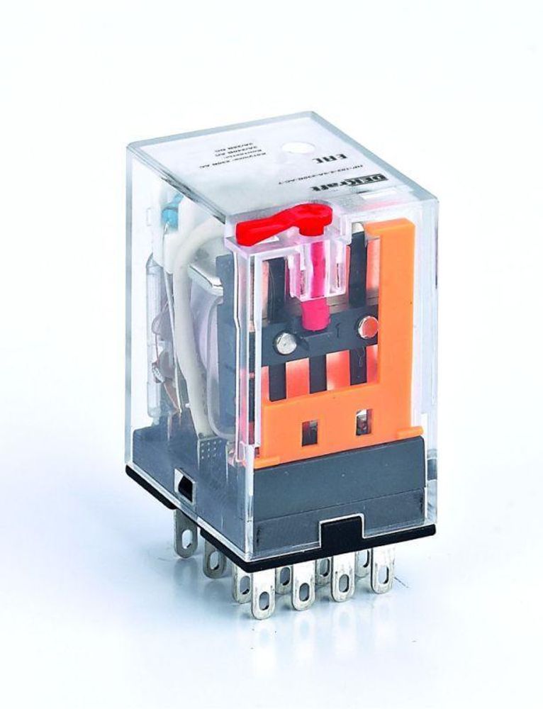 Реле промежуточное ПР-102 3А 36В AC 4 конт. с LED-индикацией и TEST фукц. DEKraft 23823DEK Реле промежуточное ПР-102 3А 36В AC 4 конт. с LED-индикацией и TEST фукц. DEKraft 23823DEK