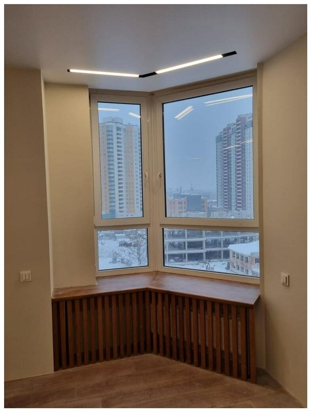 Экран на батарею