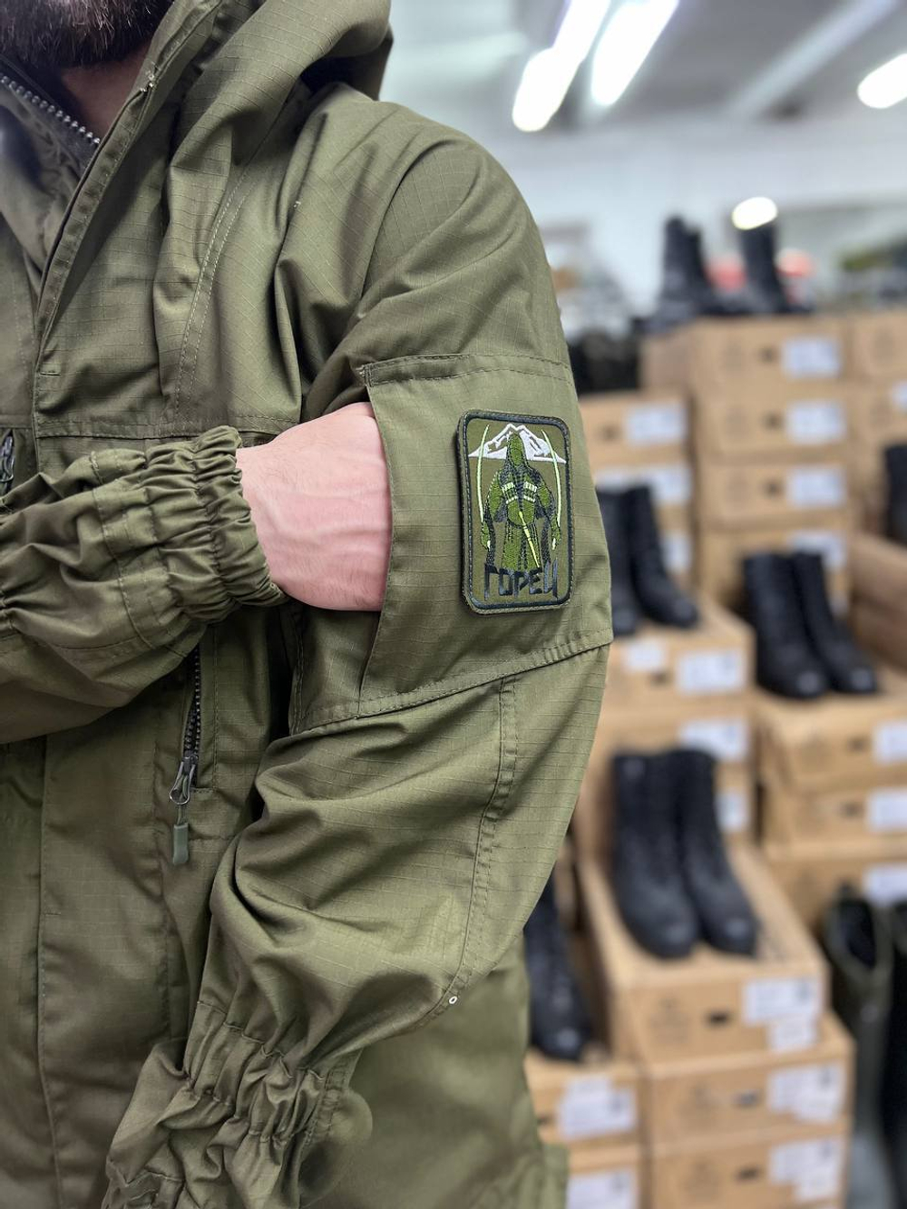 Костюм горка 6 / весна-лето / тёмная олива