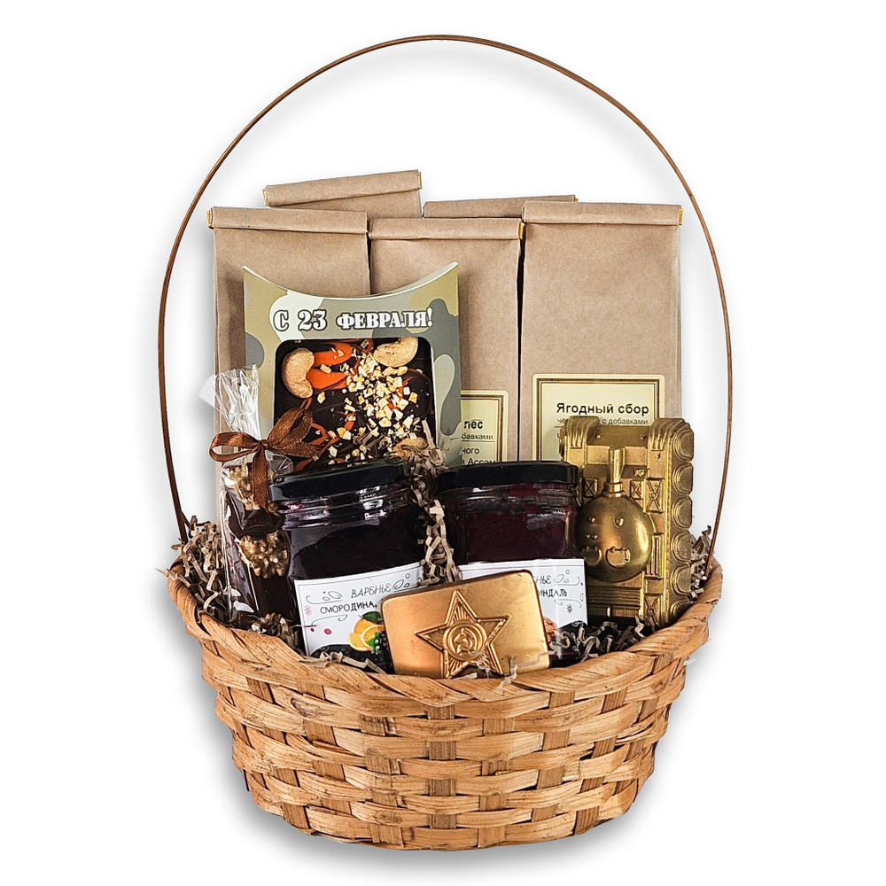 Подарочная корзина защитнику