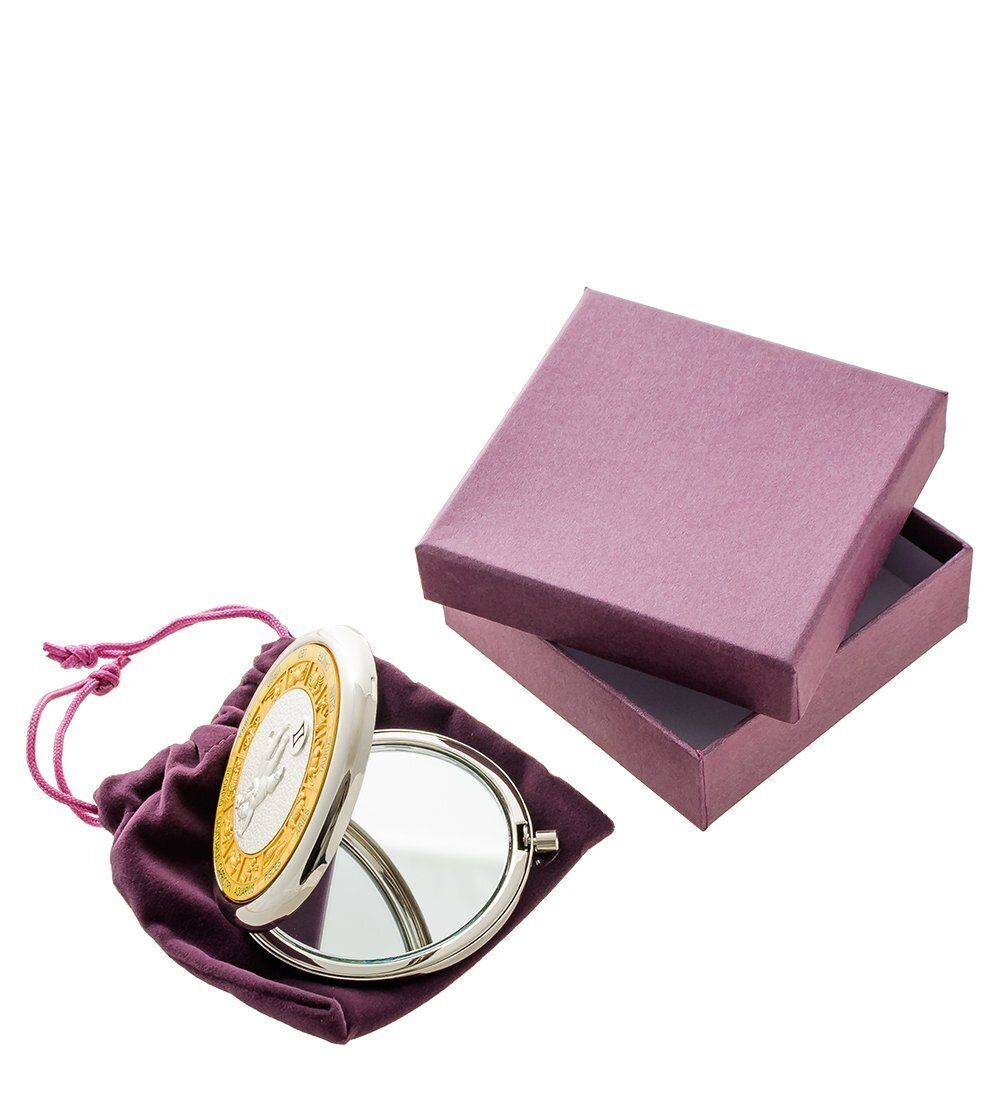 WIN- 02- 9 Зеркало серебр. «Знак Зодиака - Близнецы»