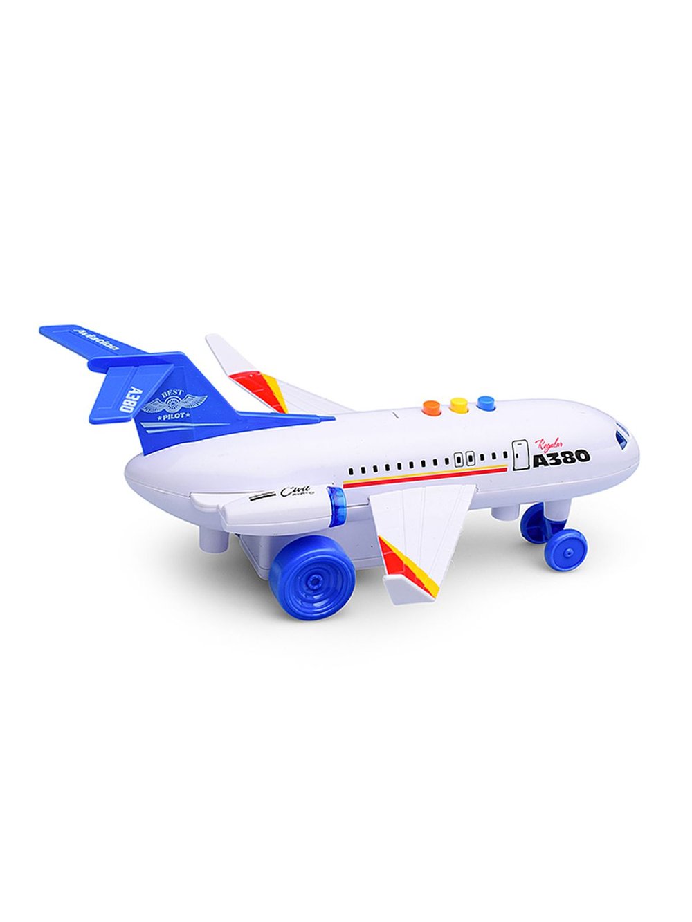 Игрушка Самолет Пассажирский со светом и звуком (JS161)