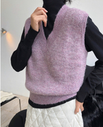 Жилет с v-образным вырезом