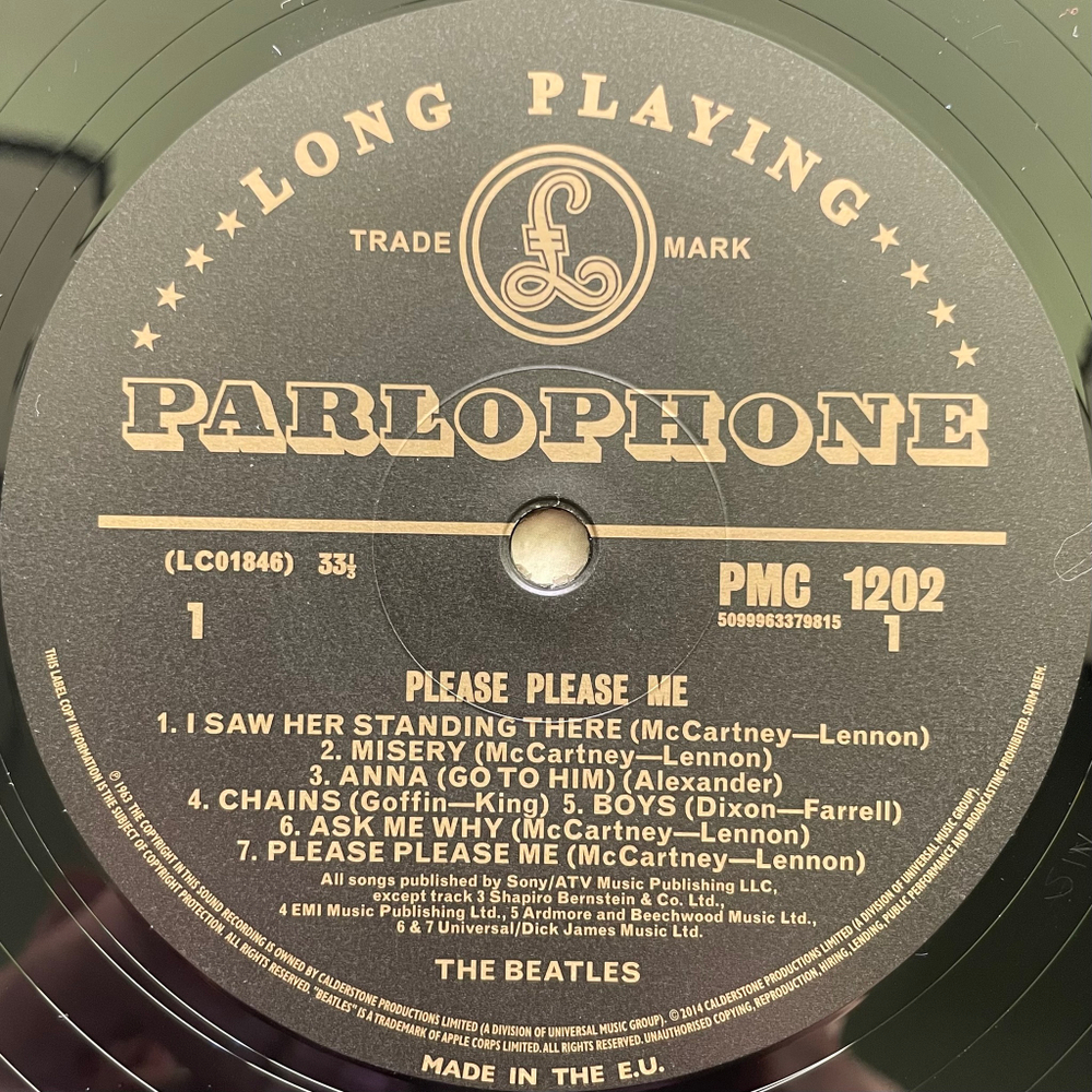 The Beatles ‎– Please Please Me (Англия 2014г.)