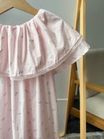 Новая хлопковая ночная рубашка розовая Amiki, 128-140