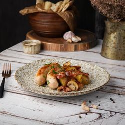 Тарелка d 27 см Brown Spider Silk P.L. Proff Cuisine [6]