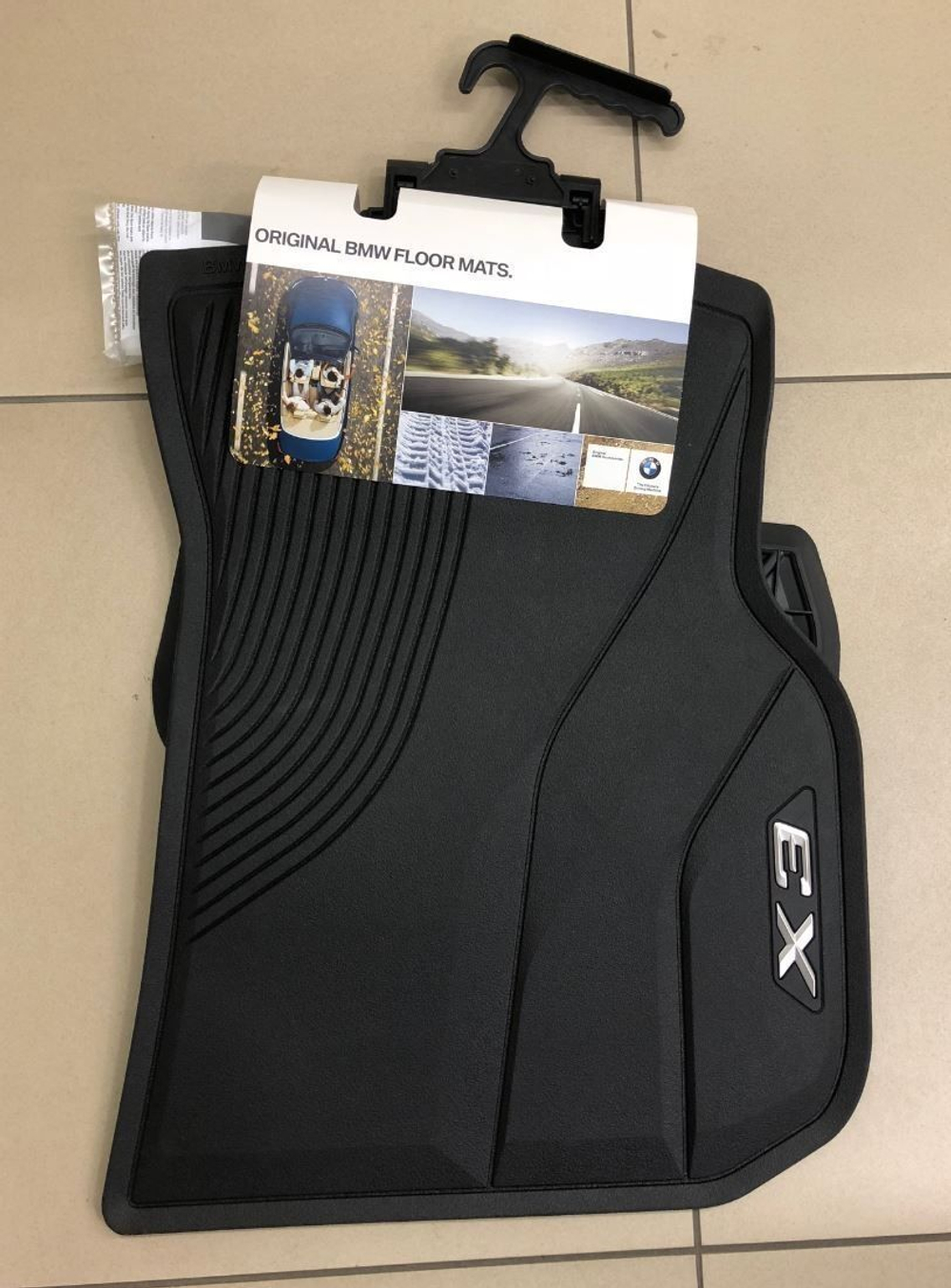 Коврики BMW X3 G01, X3M F97, iX3 G08 (с низким бортом) (4 шт)