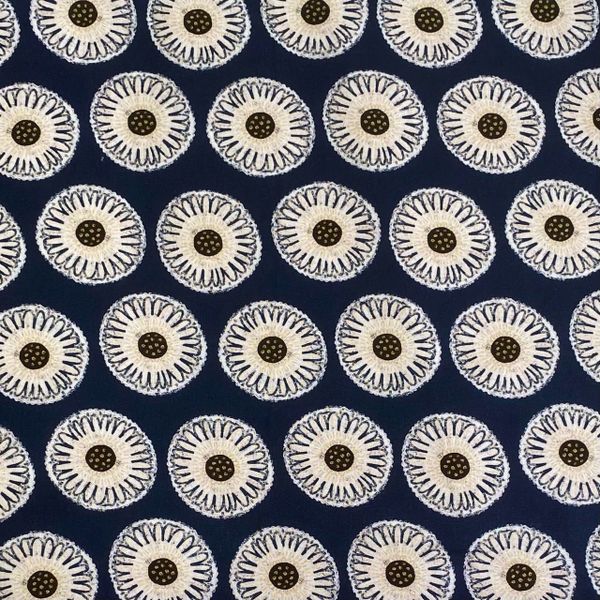 ПОЛНОЧНЫЕ ЦВЕТЫ #6, 100% хлопок Handmade Fabrics 1