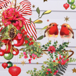 Пакет подарочный «Новогодняя суета» 26*32*10 см, микс