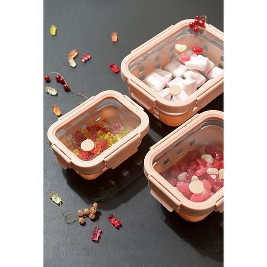 Контейнер для запекания, хранения и переноски продуктов Smart Solutions, 640 мл, бежевый