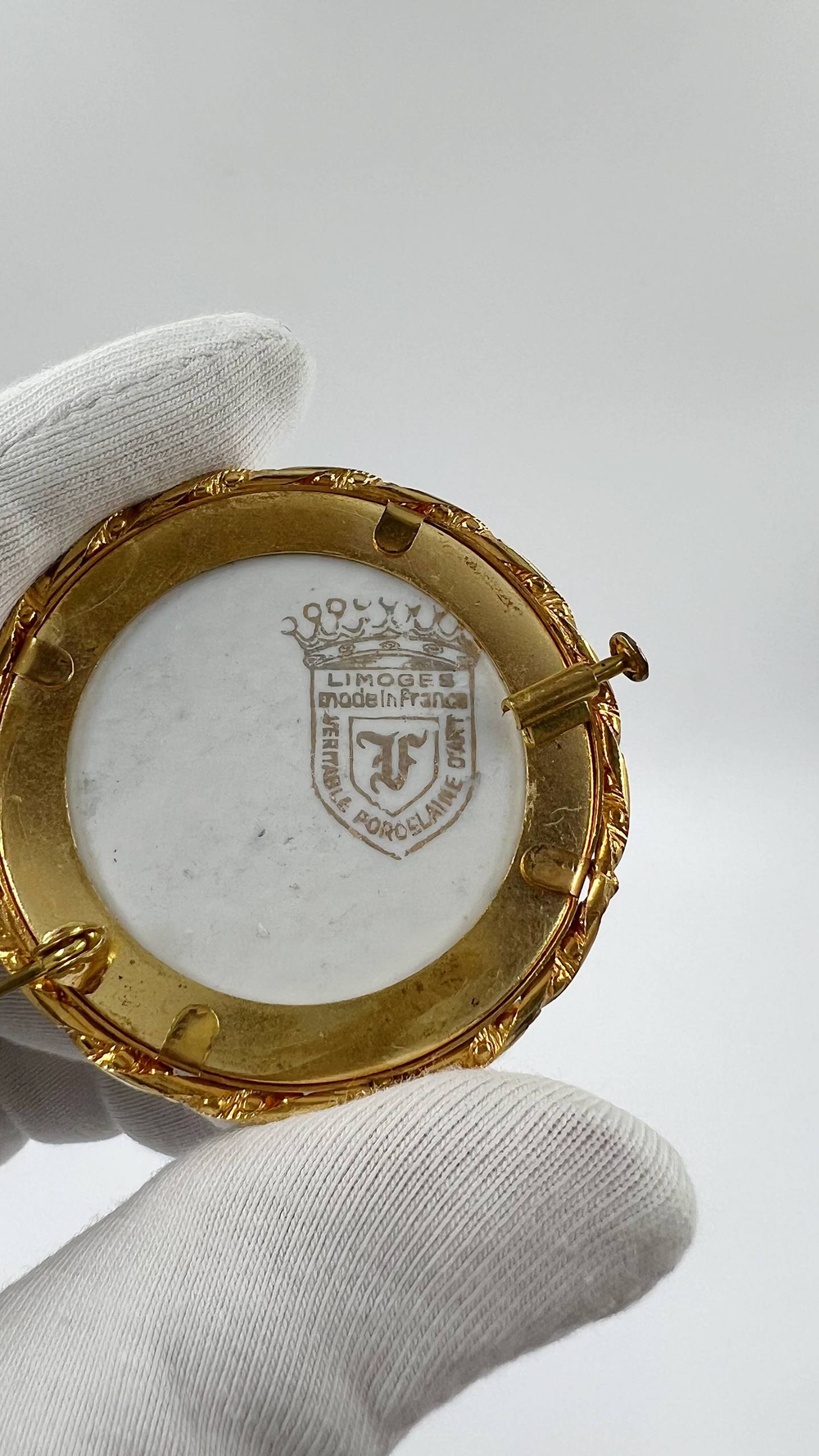Брошь Limoges