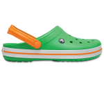 Сабо Crocs Crocband Grass Green/White/Blazing Orange