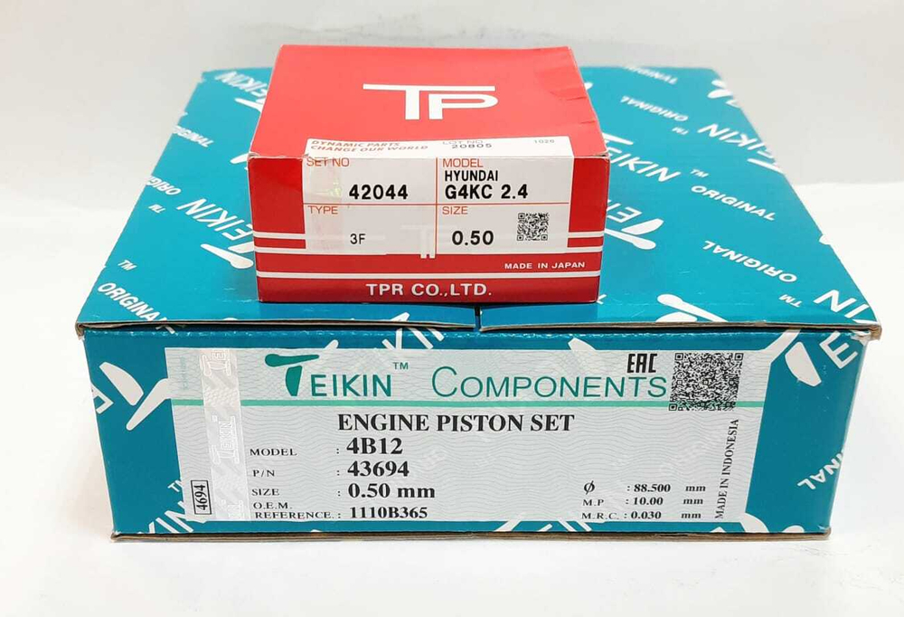 Поршни Teikin с кольцами TP +0.50 4B12