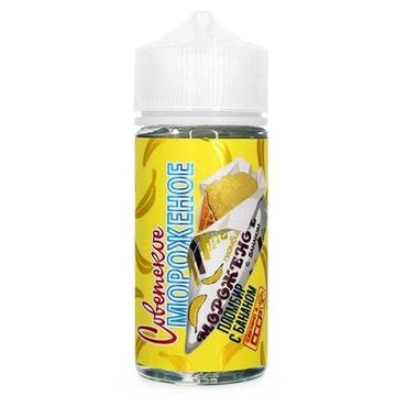Купить Жидкость Cotton candy Советское Мороженое - Пломбир с Бананом 100 мл