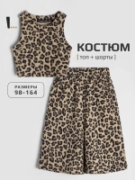 Костюм для девочки в сад топ и шорты