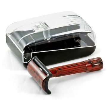 Т-образная бритва (станок) Merkur, в пластиковой упаковке, лезвия в комплекте (10 шт)