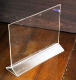 Менюхолдер тейбл тент А4 горизонтальный