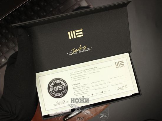 Складной нож WE Knife Seer WE200152 Limited c клинком из стали CPM-20CV, рукоять титан