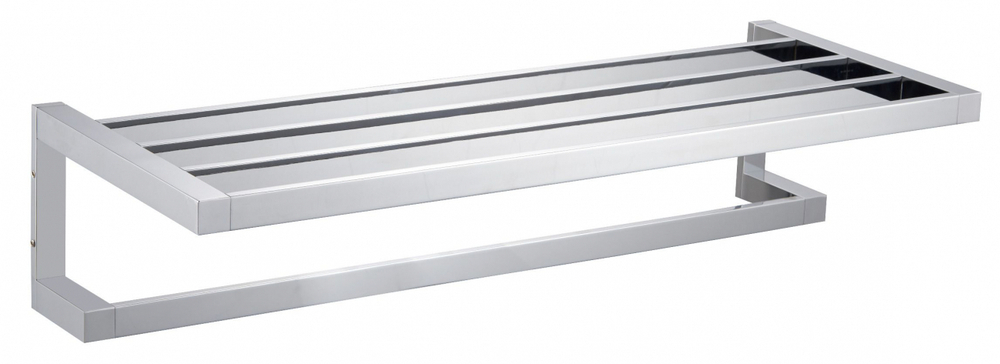 Полотенцедержатель с полкой WONZON & WOGHAND, Хром (WW-9581)