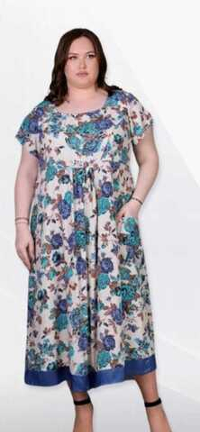 Платье летнее из вискозы , размеры 56,58