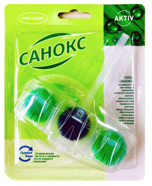 Подвесной блок для унитаза Санокс Color Fresh Классический 40 г