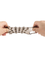 Дымчатая насадка на пенис с выпуклостями - 11 см. (Цвет: дымчатый)