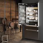 Встраиваемый холодильник Signature Kitchen Suite, French Door, ширина 90 см, под навеску фасадов