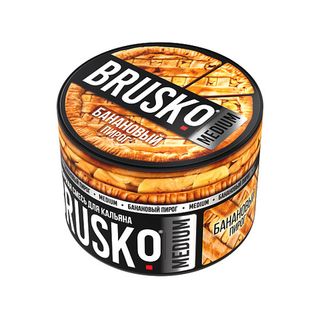 Купить Бестабачная смесь Brusko Medium - Банановый Пирог 50 г