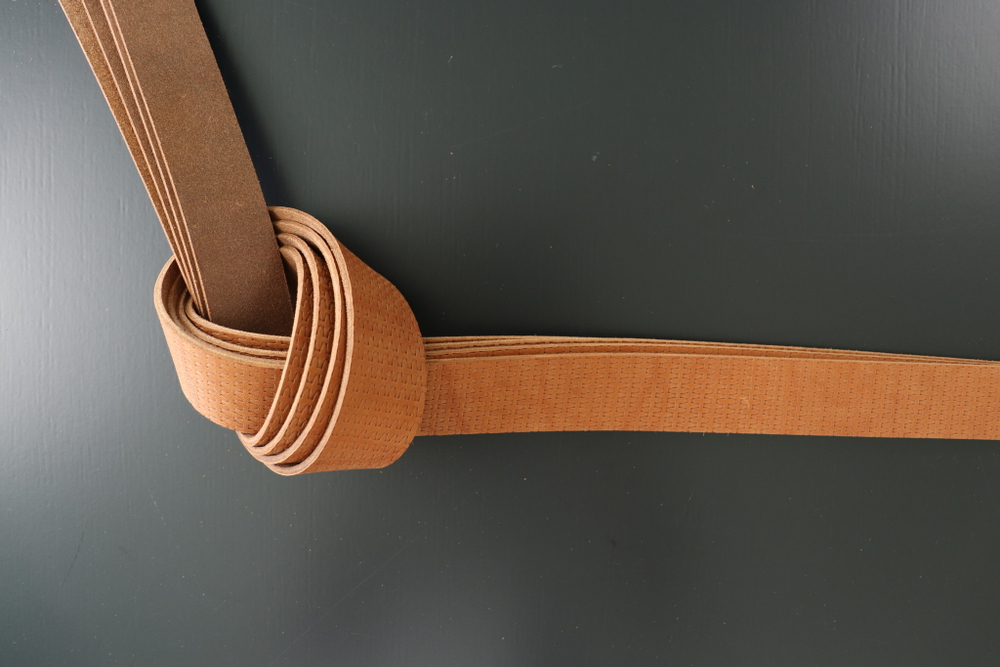 Ременная заготовка Коньяк + Плита Плетение