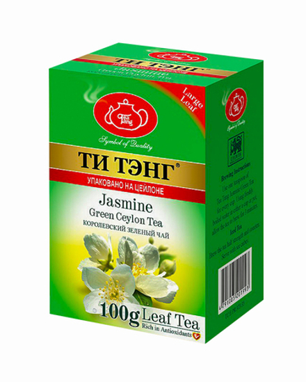 Чай Ти Тэнг Жасмин зеленый с доб. 100 гр