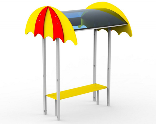 Лавочка с навесом Остановка 111.01