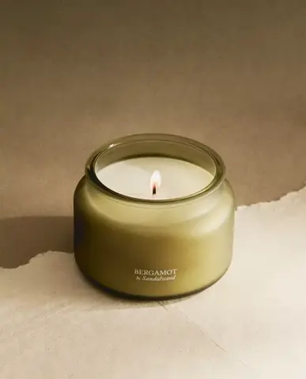 ZARA HOME АРОМАТИЧЕСКАЯ СВЕЧА BERGAMOT & SANDALWOOD (240 Г)