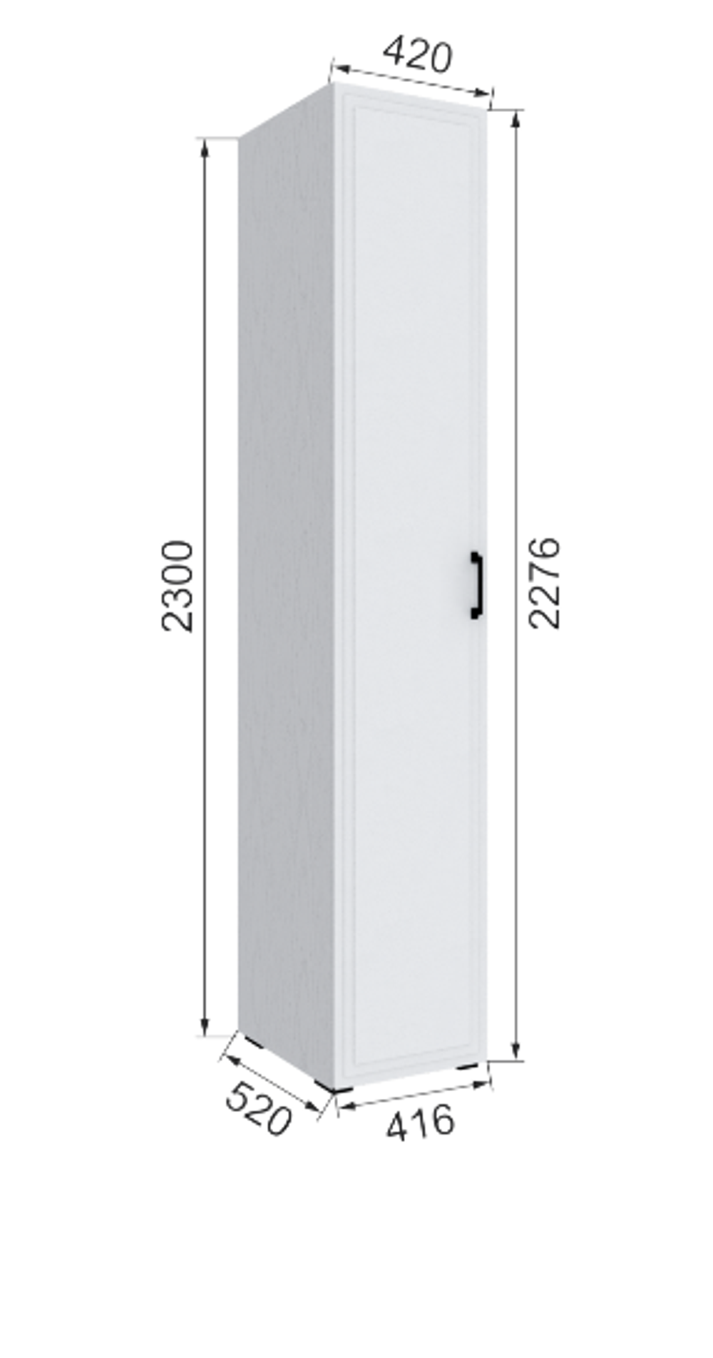 Шкаф Бруклин 42Ш