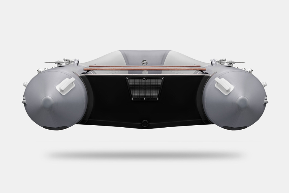 Надувная лодка GLADIATOR B370 светло-темносерый
