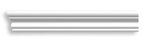 Молдинг гладкий Decomaster 97164F гибкий 51х16х2400мм