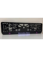 Рамка для номера с подсветкой PLOGO. Mercedes.