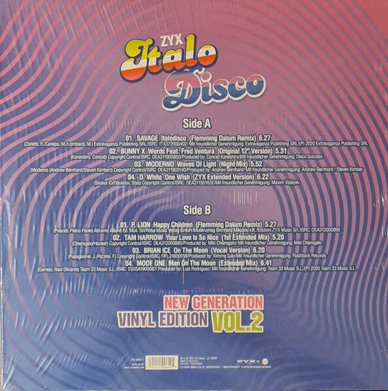 Various – ZYX Italo Disco New Generation Vinyl Edition Vol.2 LP