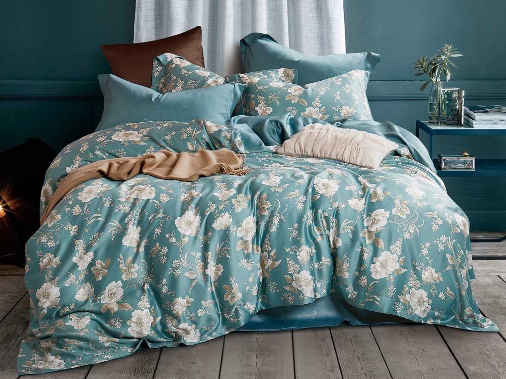 Постельное белье 2 спальное евро Asabella 1301-6/160/30