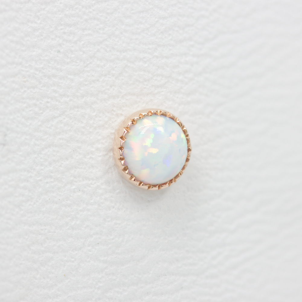 Grisant cab tops with synthetic opal NOVIZIO