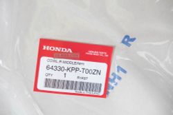 64330-KPP-T00ZN. COWL, R. MIDDLE, WOL Black NH-1 (NH1), Honda CBR125-150-250R/RA 2011-Up