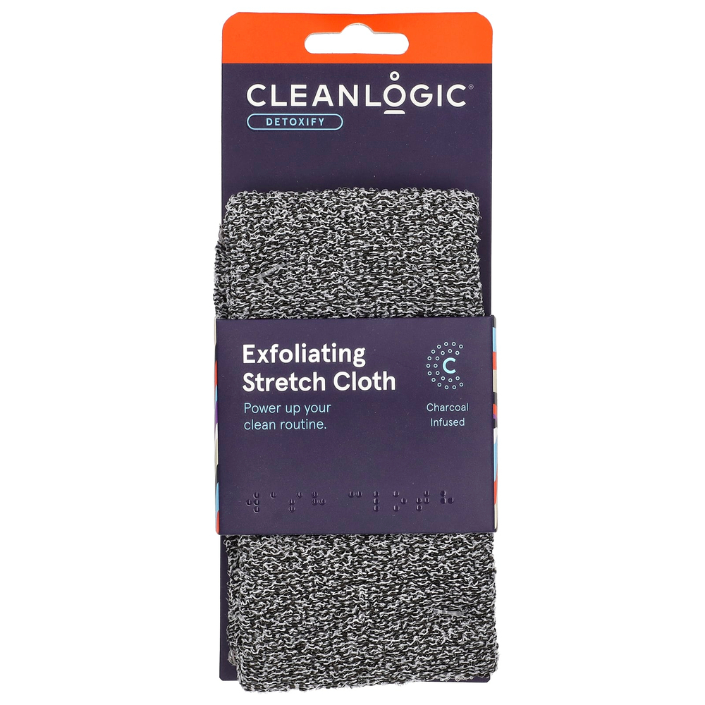 Cleanlogic, Detoxify, отшелушивающая стрейч-ткань, 1 шт.